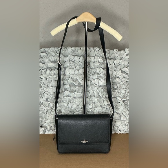 Kate Spade black Cameron street Crossbody bag gold accents new - Picture 12 of 12